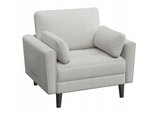 FOTEL TRADYCYJNY LNIANA MAŁA SOFA KANAPA Z 2 PODUSZKAMI I PODŁOKIETNIKAMI FOTEL TRADYCYJNY LNIANA MAŁA SOFA KANAPA Z 2 PODUSZKAMI I PODŁOKIETNIKAMI