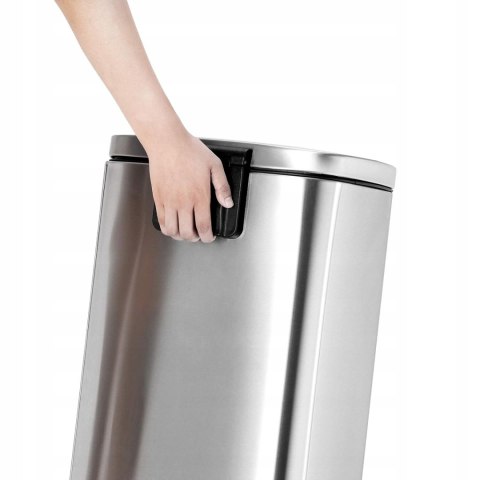 Kosz na śmieci SONGMICS 30L stal nierdzewna pedał Softclose