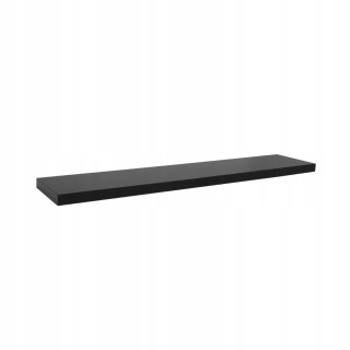 Półka wisząca 40 cm czarna 3,6 cm grubości eSituro minimalistyczna