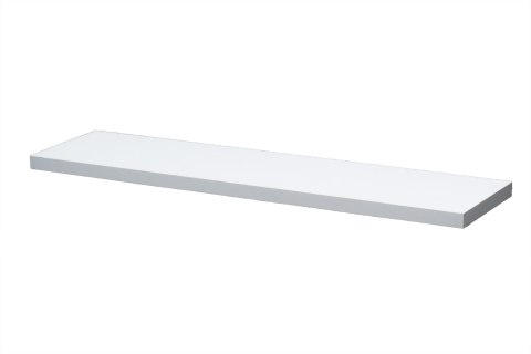 Półka wisząca 70cm biała minimalistyczna PCV salon pokój Półka wisząca 70cm biała minimalistyczna PCV salon pokój