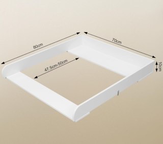 Przystawka do przewijania biała 60x80 MDF pasuje do większości mat