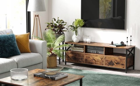 Tylko 1/2 paczek! Szafka RTV LOFT 147 cm Część 1 z 2 Songmics