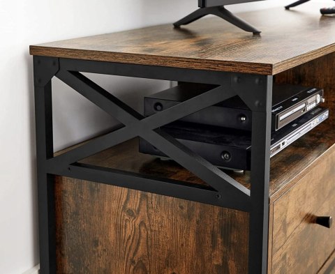 Tylko 1/2 paczek! Szafka RTV LOFT 147 cm Część 1 z 2 Songmics