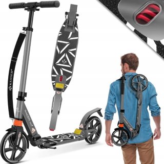 CITY SCOOTER MIEJSKI PRO-S Z DUŻYMI KOŁAMI I AMORTYZACJĄ 205MM