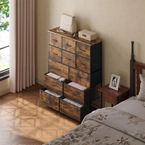 Komoda WOLTU z 12 szufladami i 5 kieszeniami, vintage organizer Komoda WOLTU z 12 szufladami i 5 kieszeniami, vintage organizer