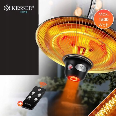 LAMPA GRZEJNIK SUFITOWY NA PODCZERWIEŃ 1500W + PILOT KESSER USZKODZONA LAMPA GRZEJNIK SUFITOWY NA PODCZERWIEŃ 1500W + PILOT KESSER USZKODZONA