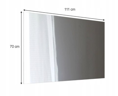 NOWOCZESNE LUSTRO ŁAZIENKOWE 111X70 DO TOALETKI ŚCIENNE MONTAŻ NOWOCZESNE LUSTRO ŁAZIENKOWE 111X70 DO TOALETKI ŚCIENNE MONTAŻ