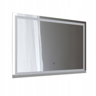 NOWOCZESNE LUSTRO LED ŁAZIENKOWE 110X70 Z PODŚWIETLENIEM ŚCIENNE