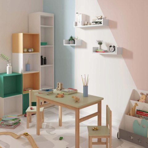 Półka płyta MDF Woltu 62 x 14 cm biały Półka płyta MDF Woltu 62 x 14 cm biały