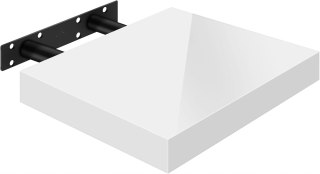 Półka wisząca WOLTU RG9489ws 30x23x3,8 cm biała MDF na książki