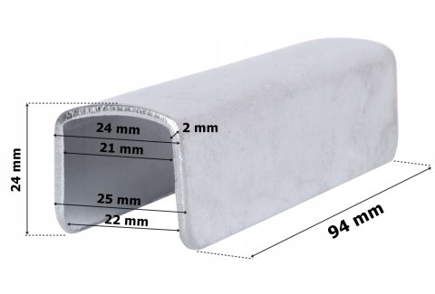 Rozszerzenie do barierki WOLTU KG002WS 14cm białe metalowe Rozszerzenie do barierki WOLTU KG002WS 14cm białe metalowe