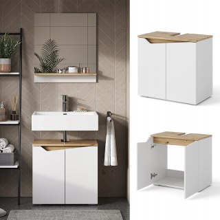 SZAFKA ŁAZIENKOWA POD UMYWALKĘ 60CM 2 DRZWI DESIGN NOWOCZESNY