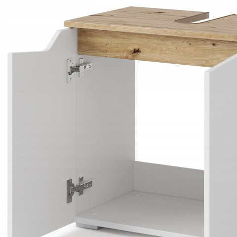 SZAFKA ŁAZIENKOWA POD UMYWALKĘ 60CM 2 DRZWI DESIGN NOWOCZESNY