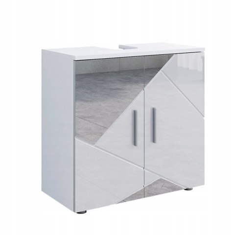 SZAFKA POD UMYWALKĘ ŁAZIENKOWA IRMA 60 CM Z DRZWICZKAMI BIAŁA SZAFKA POD UMYWALKĘ ŁAZIENKOWA IRMA 60 CM Z DRZWICZKAMI BIAŁA