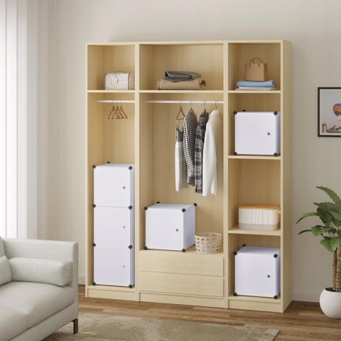 Szafa modułowa WOLTU SR0056ws 96x30x96 cm 6 półek biały Szafa modułowa WOLTU SR0056ws 96x30x96 cm 6 półek biały