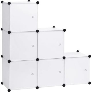 Szafka na buty Woltu 96 x 96 x 30 cm biały