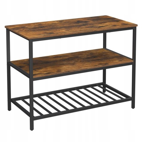 VASAGLE wyspa kuchenna 120x60x90 cm stół regał loft vintage