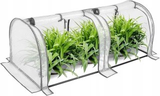 WOLTU Szklarnia foliowa 130x60x50 cm PE 130g/m² odporna na warunki
