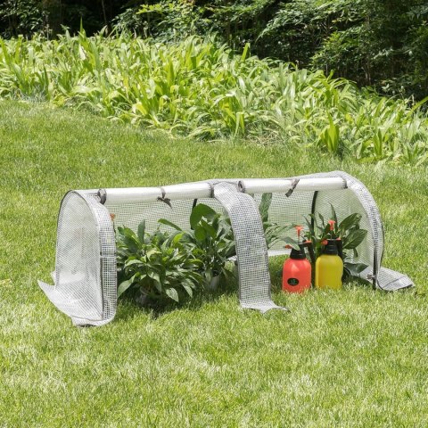WOLTU Szklarnia foliowa 130x60x50 cm PE 130g/m² odporna na warunki