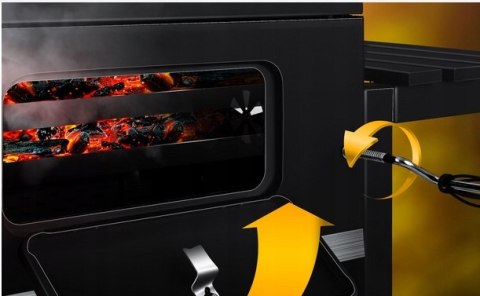 GRILL WĘGLOWY NA KÓŁKACH XXL KESSER CZARNY OGRODOWY GRILL WĘGLOWY NA KÓŁKACH XXL KESSER CZARNY OGRODOWY
