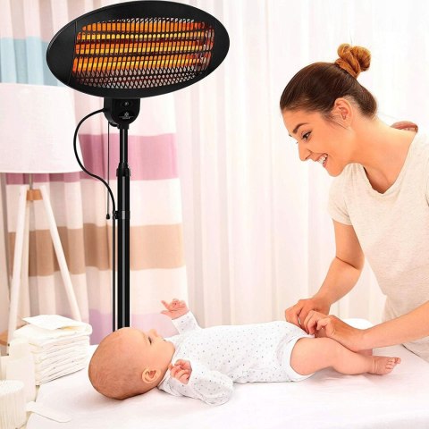 GRZEJNIK TARASOWY PROMIENNIK PODCZERWIENI 2000W IPX4 ŚCIENNY GRZEJNIK TARASOWY PROMIENNIK PODCZERWIENI 2000W IPX4 ŚCIENNY