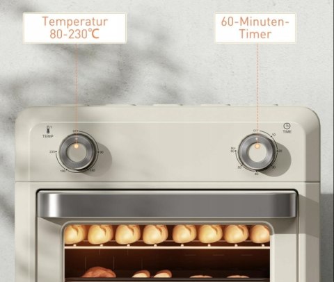 MINI PIEKARNIK Z TERMOOBIEGIEM FRYTKOWNICA 2W1 TIMER LED 10L MINI PIEKARNIK Z TERMOOBIEGIEM FRYTKOWNICA 2W1 TIMER LED 10L