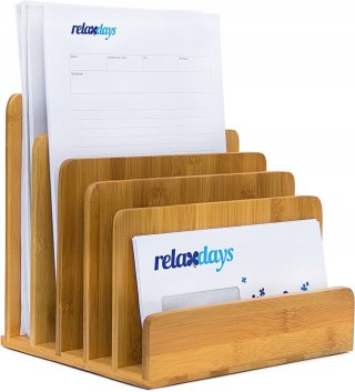 ORGANIZER BIURKOWY NA DOKUMENTY LISTY GAZETY BAMBUS 5w1