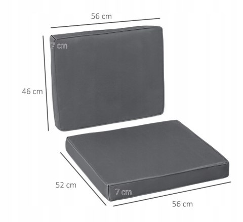 PODUSZKI NA MEBLE OGRODOWE RATTAN KOMPLET 2W1 WYGODNE PODUSZKI NA MEBLE OGRODOWE RATTAN KOMPLET 2W1 WYGODNE