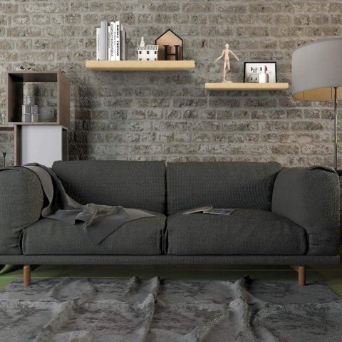 Półka ścienna WOLTU 80x23 cm dąb biszkoptowy, ukryte mocowanie Półka ścienna WOLTU 80x23 cm dąb biszkoptowy, ukryte mocowanie