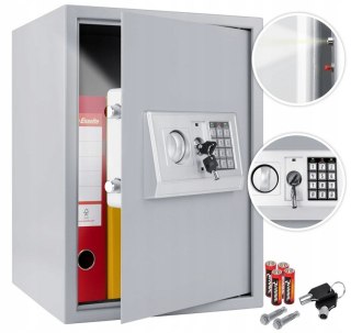 SEJF ELEKTRONICZNY ANTYWŁAMANIOWY ŚCIENNY NA KOD Z ZAMKIEM