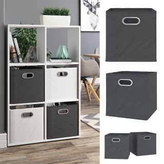 SKŁADANE PUDEŁKA DO REGAŁU 2 SZTUKI ORGANIZER NA PÓŁKĘ 30x30