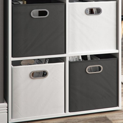 SKŁADANE PUDEŁKA DO REGAŁU 2 SZTUKI ORGANIZER NA PÓŁKĘ 30x30 SKŁADANE PUDEŁKA DO REGAŁU 2 SZTUKI ORGANIZER NA PÓŁKĘ 30x30