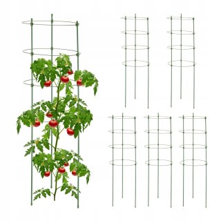 ZESTAW 6 PODPÓREK DO ROŚLIN PNĄCYCH PERGOLA DRABINKA POMIDORY