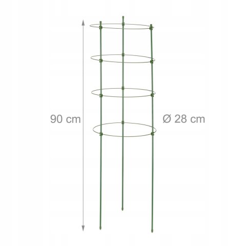 ZESTAW 6 PODPÓREK DO ROŚLIN PNĄCYCH PERGOLA DRABINKA POMIDORY