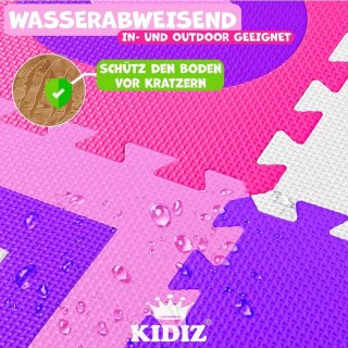 MATA PIANKOWA PUZZLE 86 ELEMENTÓW DLA DZIECI EDUKACYJNA LITERKI KIDIZ
