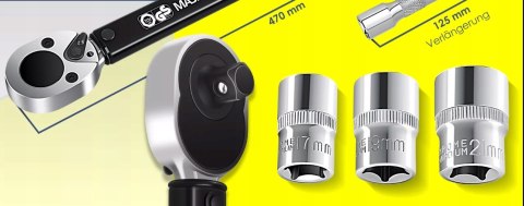6-Częściowy Zestaw Kluczy Dynamometrycznych MASKO M-DS-150B