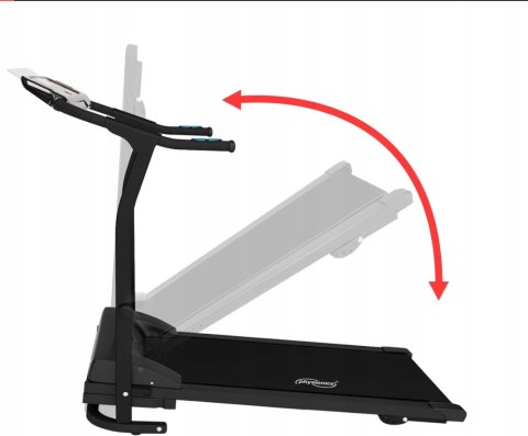 BIEŻNIA ELEKTRYCZNA SKŁADANA TRENAŻER DOMOWY 10 KMH FITNESS LCD
