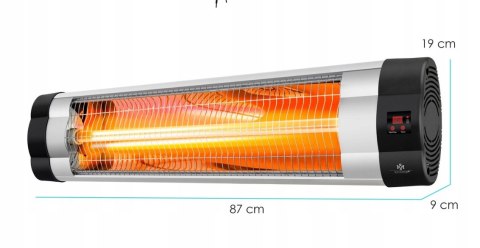 PROMIENNIK PODCZERWIENI 2500W GRZEJNIK TARASOWY KESSER