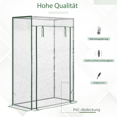 SZKLARNIA OGRODOWA WIELOPOZIOMOWA FOLIOWA MINI TUNEL 150 CM